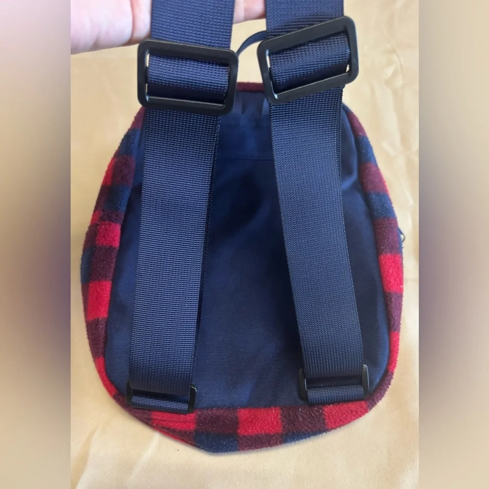 Red and Blue‎ Buffalo Plaid Mini Backpack